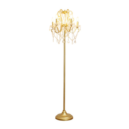 20.9" Crystal Floor Lamp