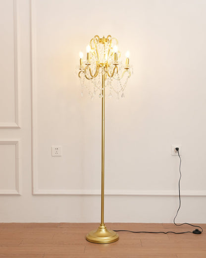20.9" Crystal Floor Lamp