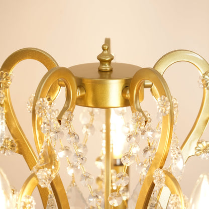 20.9" Crystal Floor Lamp