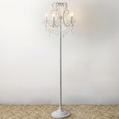 20.9" Crystal Floor Lamp