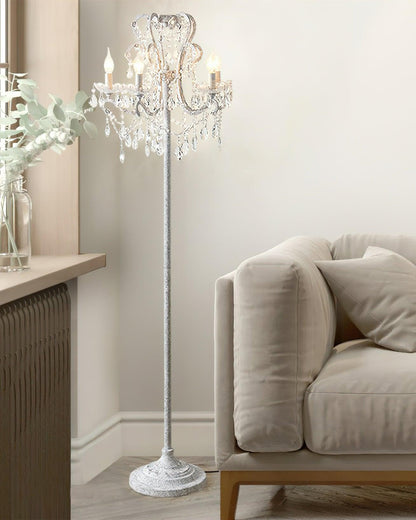 20.9" Crystal Floor Lamp