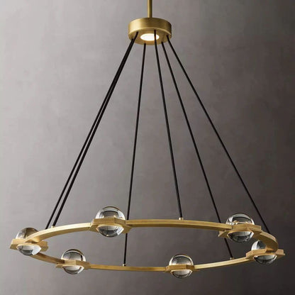 Éclatant Round Living Room Chandelier 36"