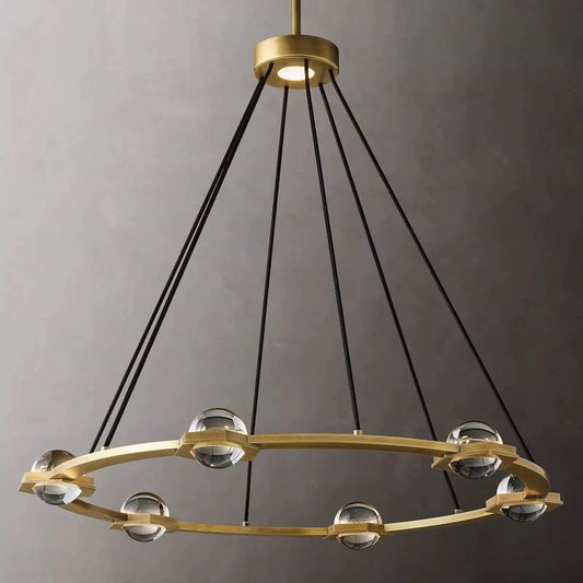 Éclatant Round Living Room Chandelier 36"