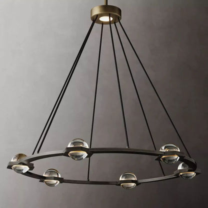 Éclatant Round Living Room Chandelier 36"