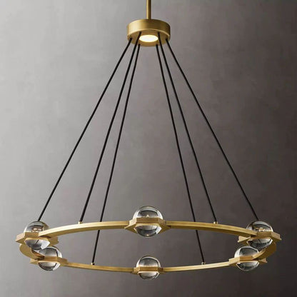 Éclatant Round Living Room Chandelier 36"