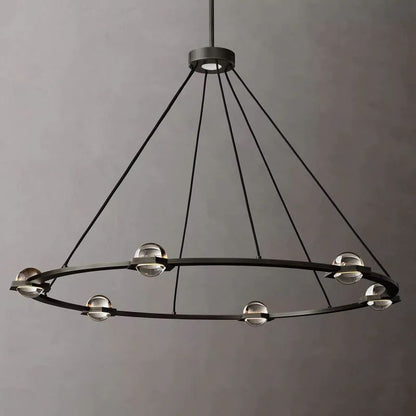 Éclatant Round Chandelier 48" For Living Room