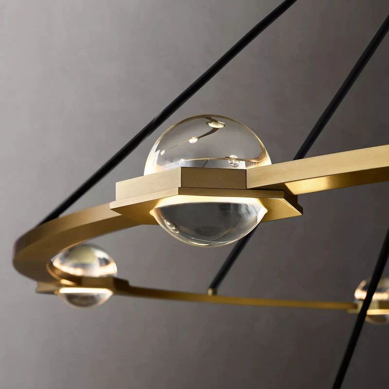 Eclatant Two-Tier Round Living Room Chandelier 60"