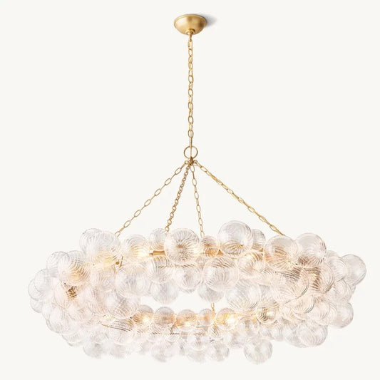 Tala Ring Glass Ball Living Room Chandelier 54"
