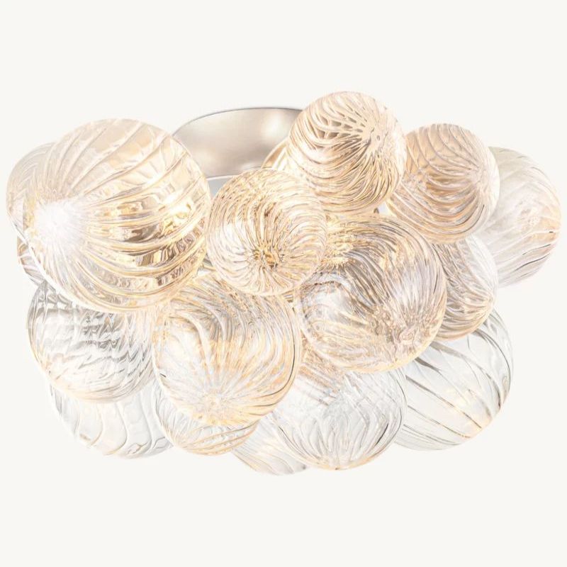 Tala Round Glass Ball Flushmount 20"