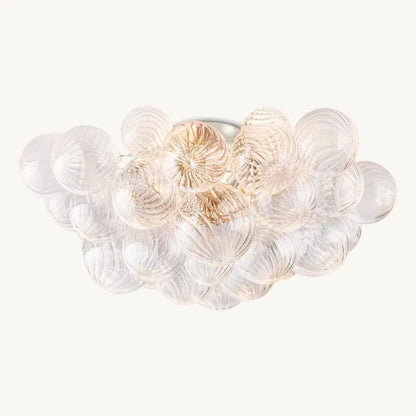 Tala Round Glass Ball Flushmount 25"
