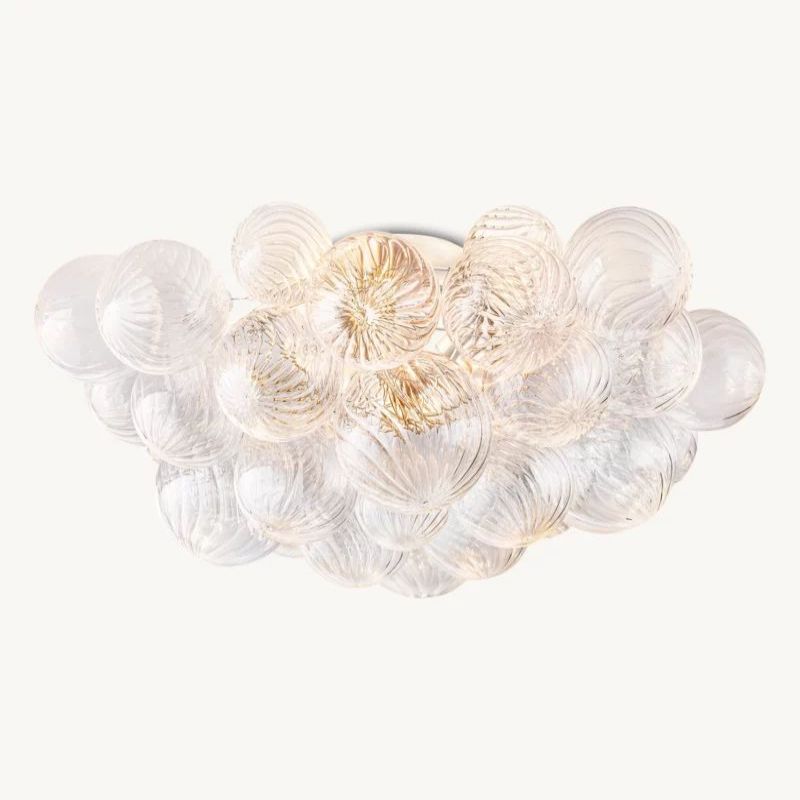 Tala Round Glass Ball Flushmount 25"