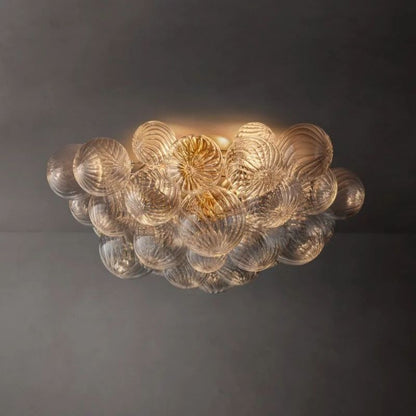 Tala Round Glass Ball Flushmount 25"