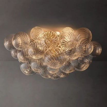 Tala Round Glass Ball Flushmount 25"