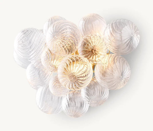 Tala Round Glass Ball Bedroom Sconces 27"