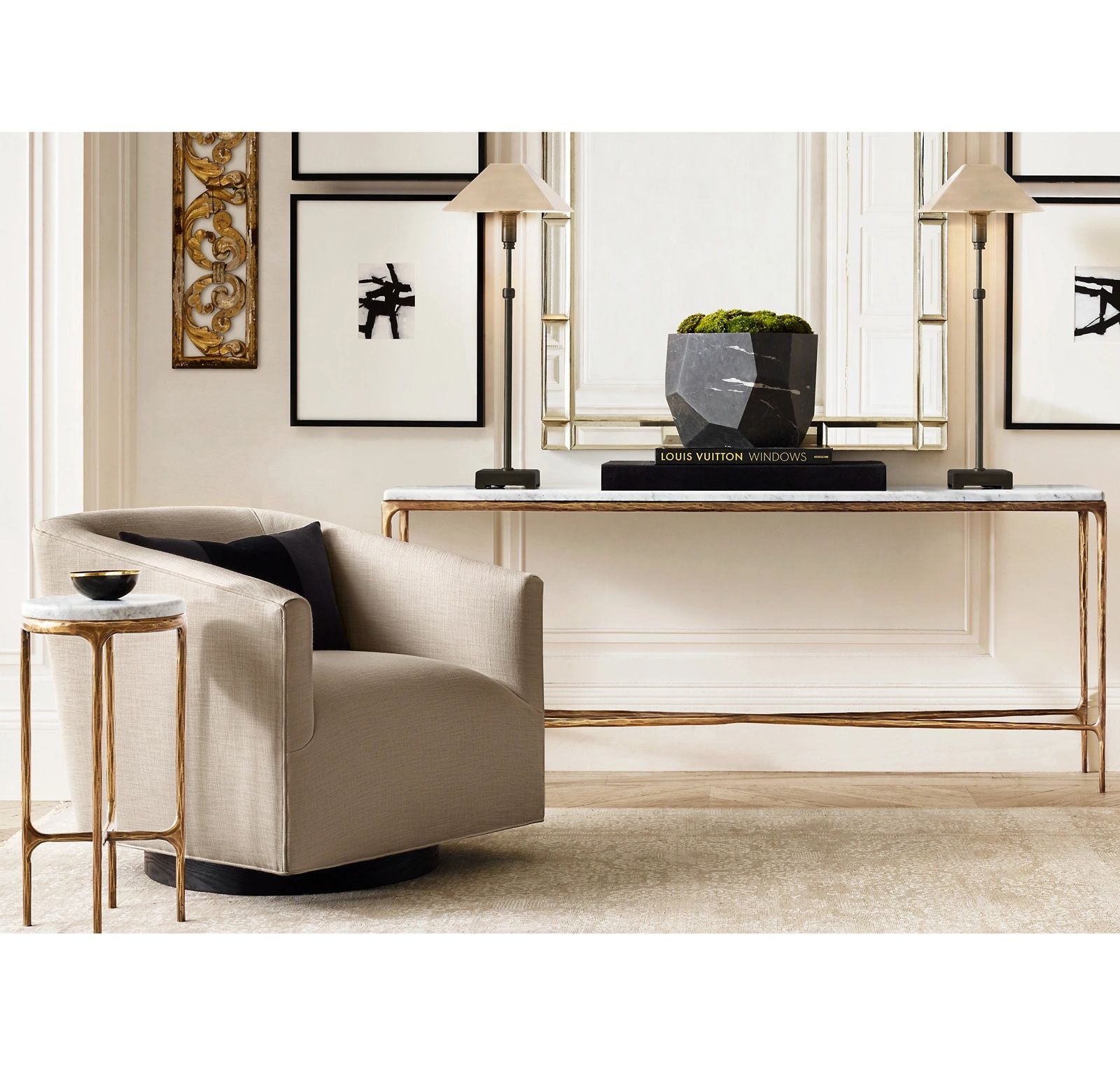 Thadeus Marble Console Table