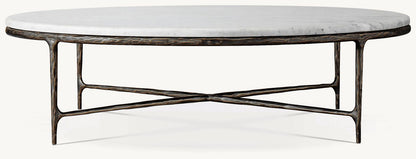 Thadeus Marble Round Coffee Table