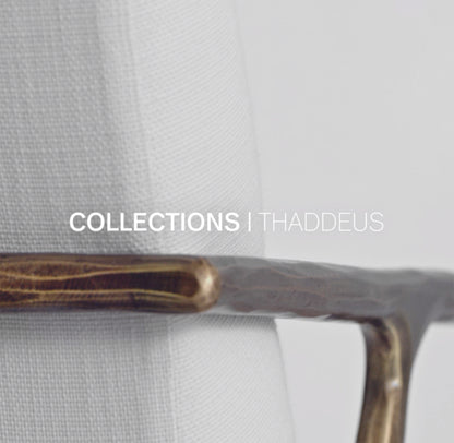Thaddeus Curved Fabric Dining Armchair
