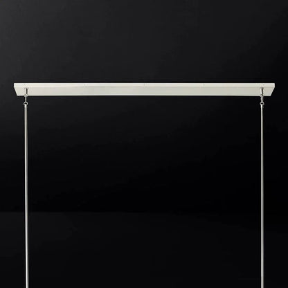 Pauille Glass Linear  Dining Room Chandelier 60"