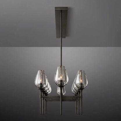 Tulip Linear Dining Room Chandelier 65''
