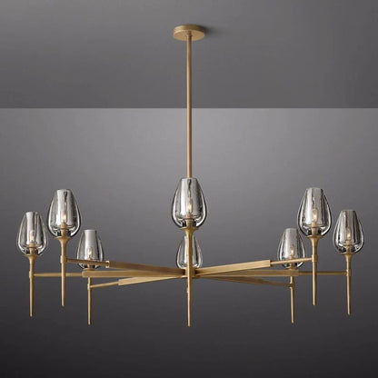 Tulip Round Living Room Chandelier 54''