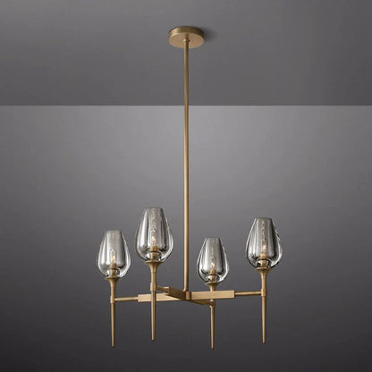 Tulip Round Dining Room Chandelier 27''