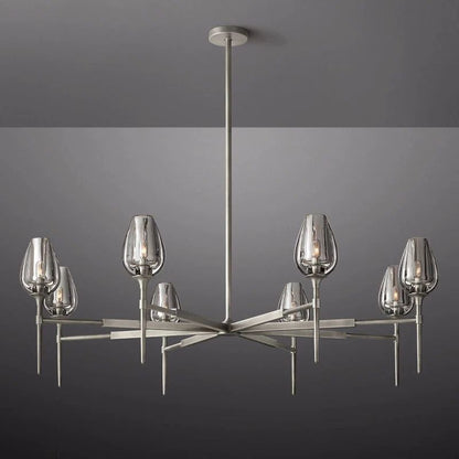 Tulip Round Living Room Chandelier 54''