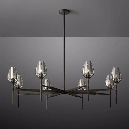 Tulip Round Living Room Chandelier 54''