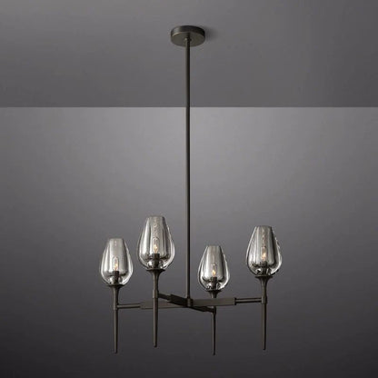 Tulip Round Dining Room Chandelier 27''