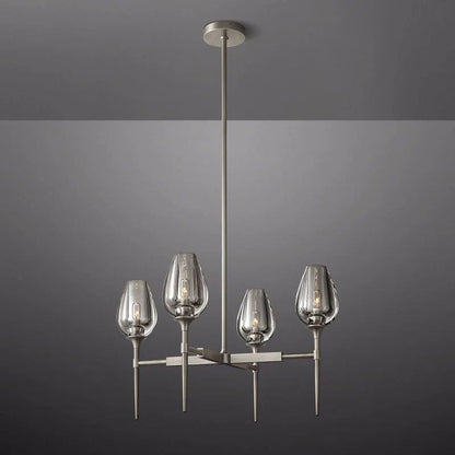 Tulip Round Dining Room Chandelier 27''