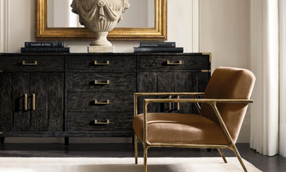 Thaddeus Track Arm Chair
