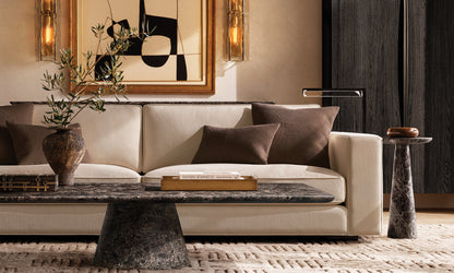 Lattice Smoke Glass Sconce 15"