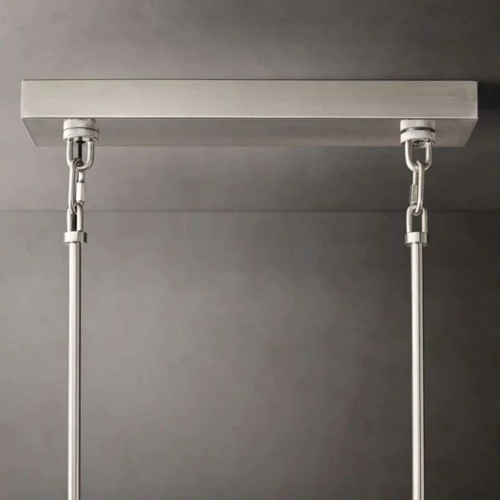 Sirene Clear Rectangle Chandelier 77"