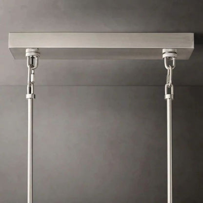 Sirene Clear Rectangle Chandelier 77"