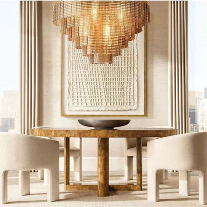 Sirene Clear Round Chandelier 41"