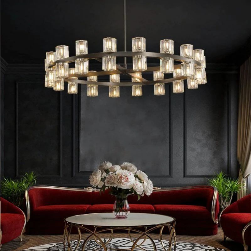 Arcachon Round Living Room Chandelier 36"48"