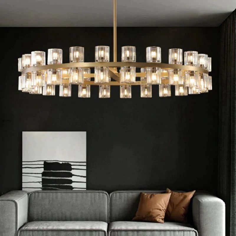 Arcachon Round Living Room Chandelier 36"48"