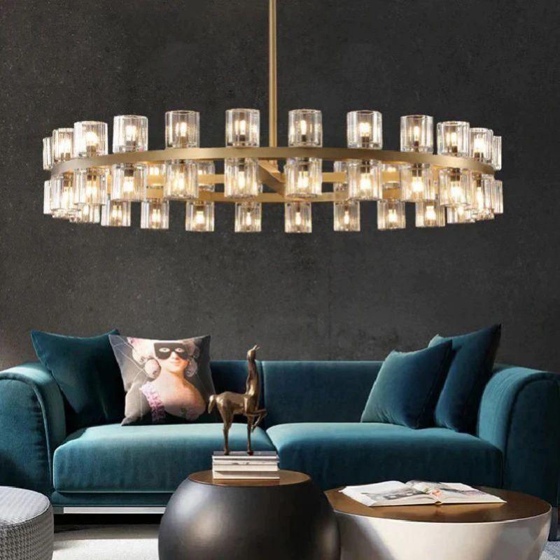 Arcachon Round Living Room Chandelier 36"48"