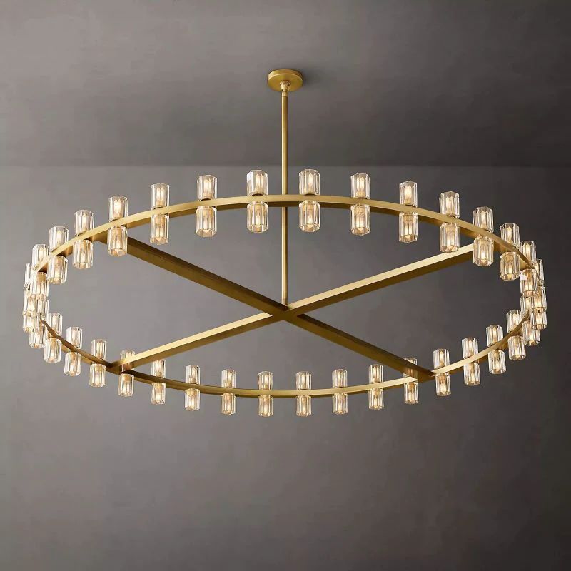 Arcachon Round Living Room Chandelier 60"