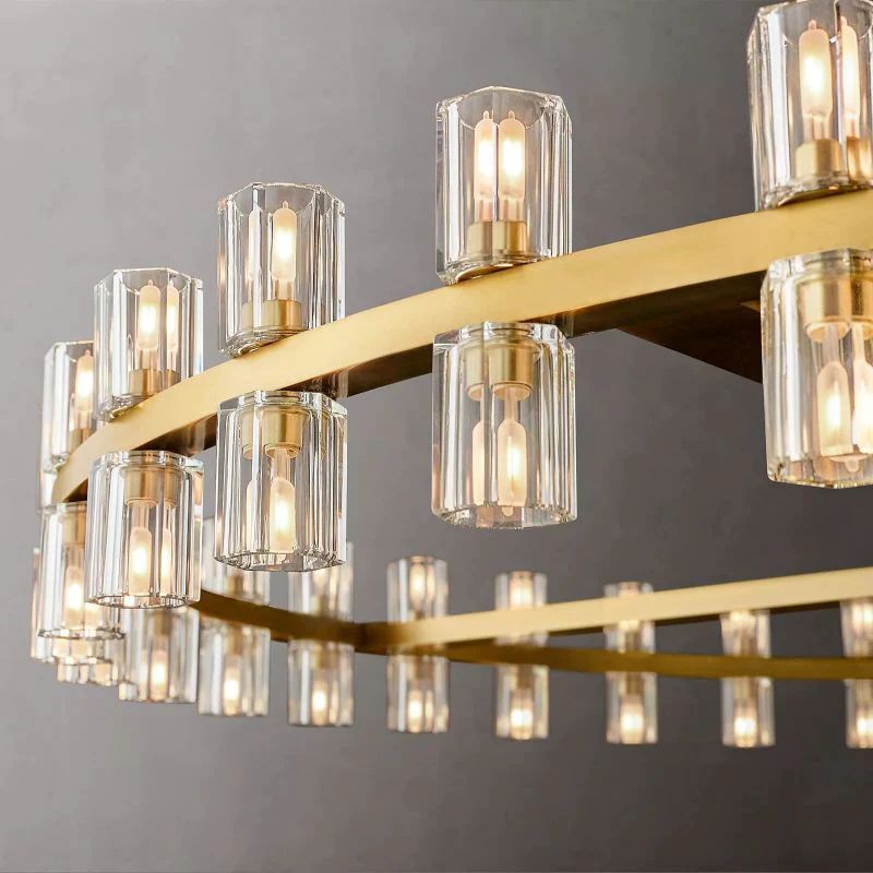 Arcachon Round Living Room Chandelier 60"