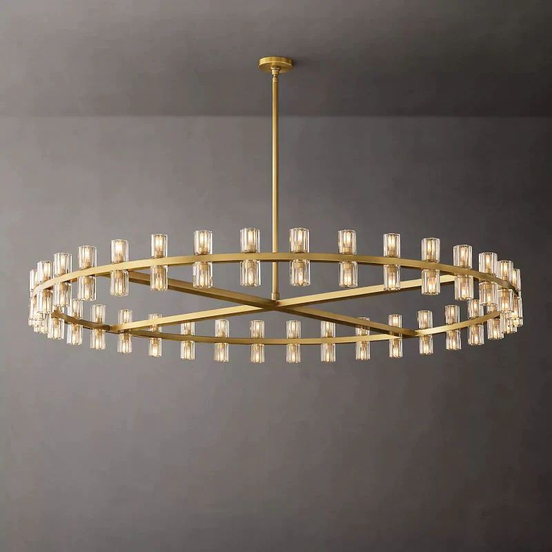Arcachon Round Living Room Chandelier 60"