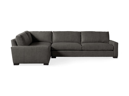 Remington Leather Two-Piece Sectional