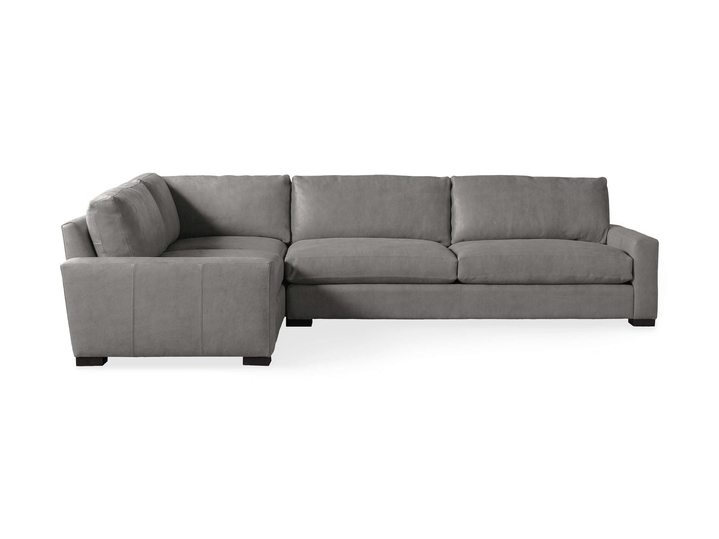 Remington Leather Two-Piece Sectional