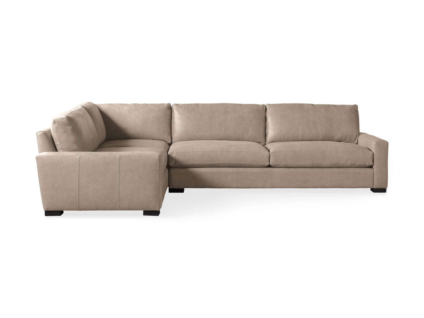 Remington Leather Two-Piece Sectional