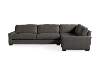 Remington Leather Two-Piece Sectional