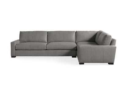 Remington Leather Two-Piece Sectional