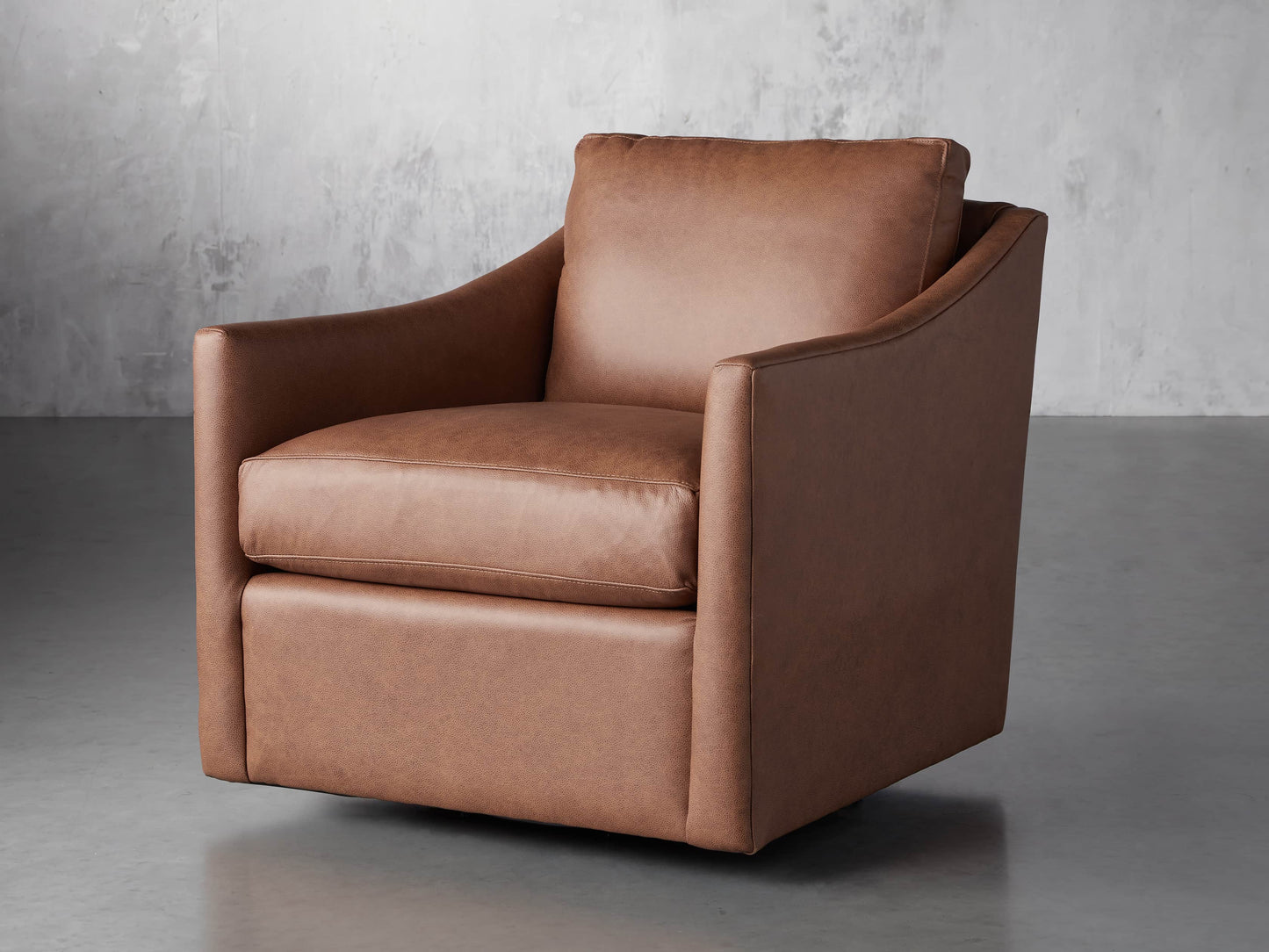 Branson Leather Swivel Chair