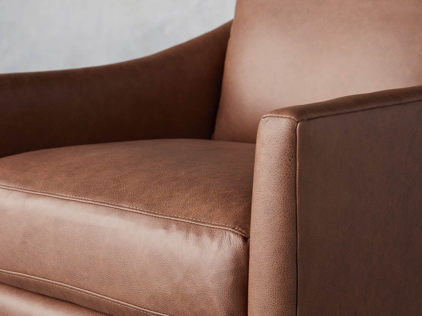 Branson Leather Swivel Chair