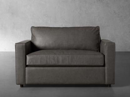 Filmore Leather Twin Air Sleeper Chair