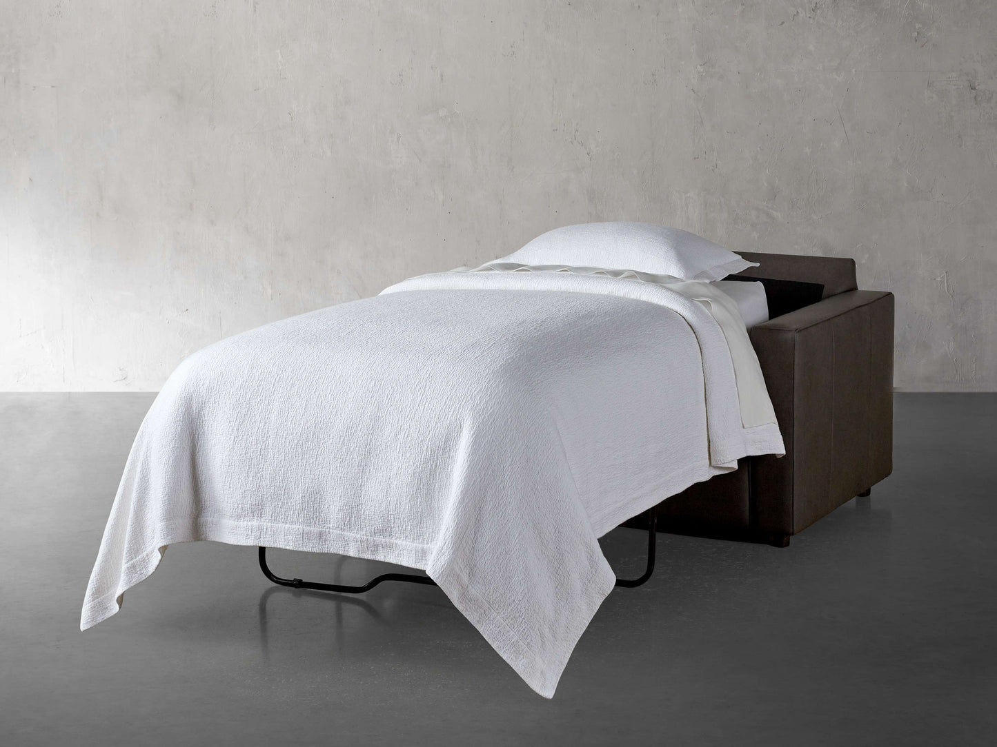 Filmore Leather Twin Air Sleeper Chair