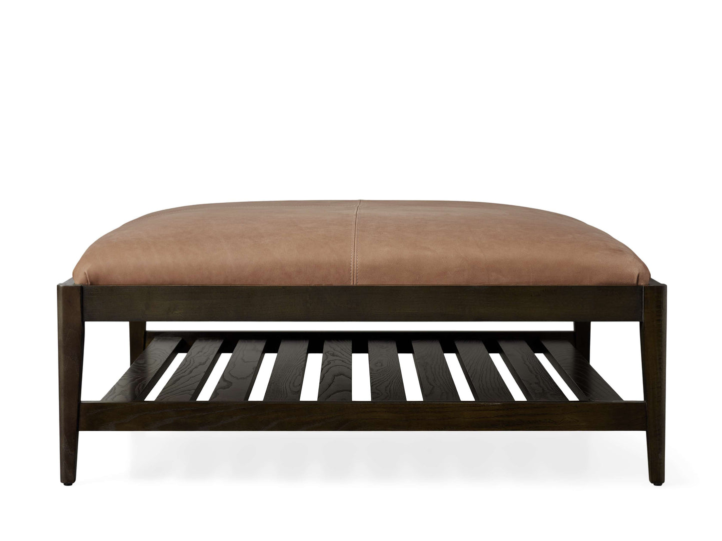 Kent Leather Ottoman